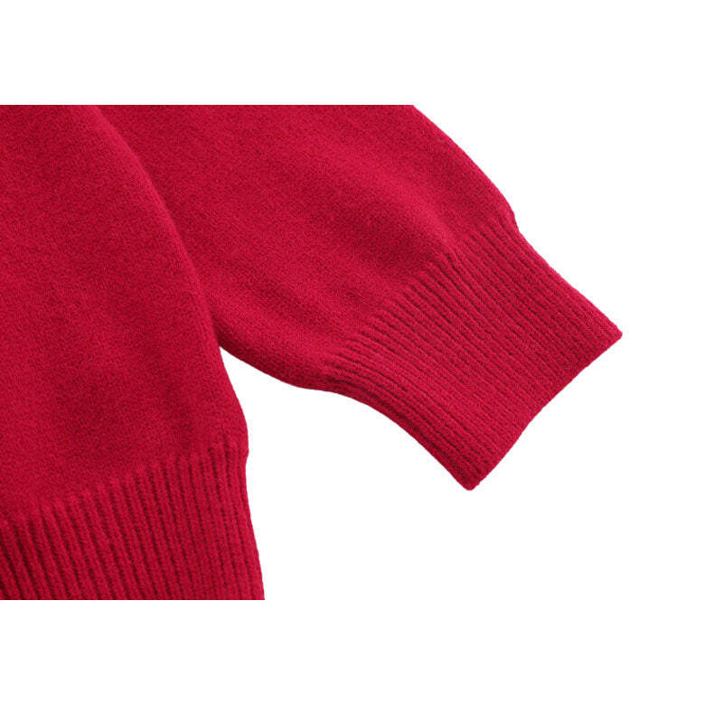 Style Core Aesthetics, New Style Trends Rabbit Pattern Embroidered Pullover Style Core Aesthetics, New Style Trends Rabbit Pattern Embroidered Pullover