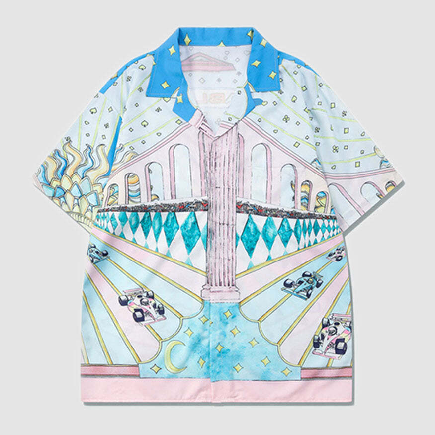 Style Core Aesthetics, New Style Trends Racing Car Shirt