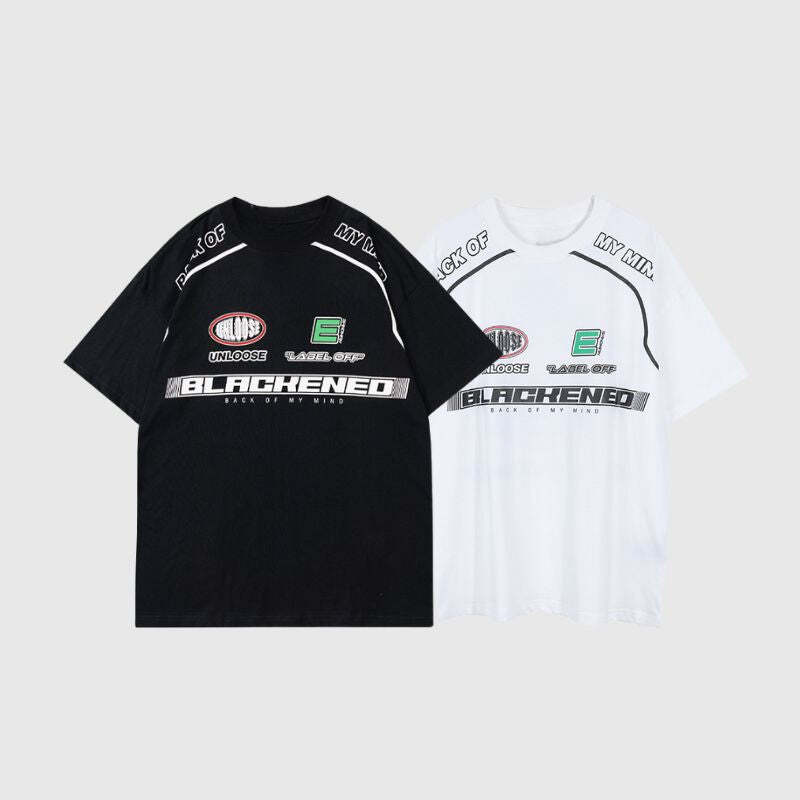 Style Core Aesthetics, New Style Trends Racing Element Printed Tee Style Core Aesthetics, New Style Trends Racing Element Printed Tee