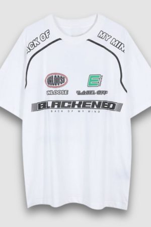 Style Core Aesthetics, New Style Trends Racing Element Printed Tee