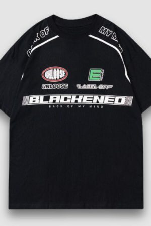 Style Core Aesthetics, New Style Trends Racing Element Printed Tee