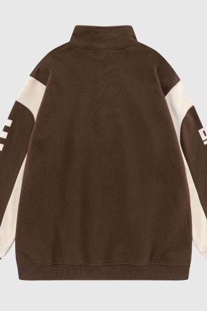 Style Core Aesthetics, New Style Trends Racing Graphic Half-Zip Pullover