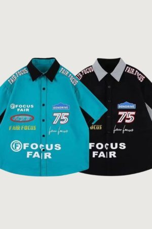 Style Core Aesthetics, New Style Trends Racing Style Shirts