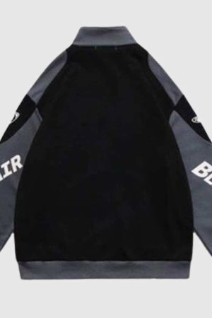 Style Core Aesthetics, New Style Trends Racing Style Zip Sweatshirt