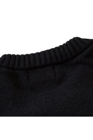 Style Core Aesthetics, New Style Trends Rainbow Letter Embroidery Sweater