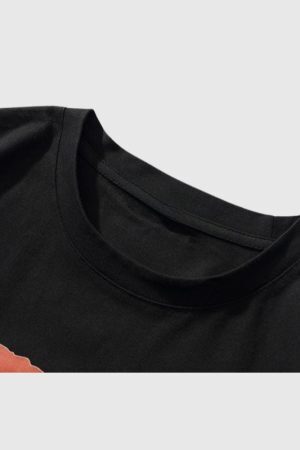 Style Core Aesthetics, New Style Trends Rainbow Printed Tassel Decor Tee