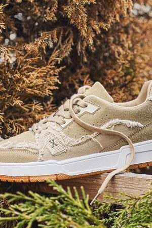 Style Core Aesthetics, New Style Trends Raw-Edge Contrast Color Skate Shoes