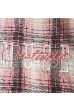 Style Core Aesthetics, New Style Trends Raw Hem Plaid Shirts