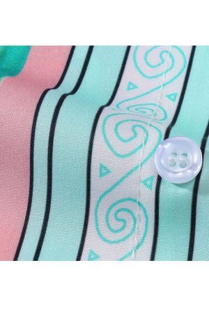 Style Core Aesthetics, New Style Trends Red Peony Vintage Print Shirt