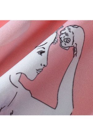 Style Core Aesthetics, New Style Trends Red Peony Vintage Print Shirt