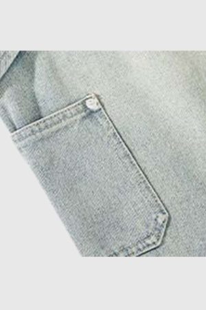 Style Core Aesthetics, New Style Trends Relaxed Denim Cargo Shorts