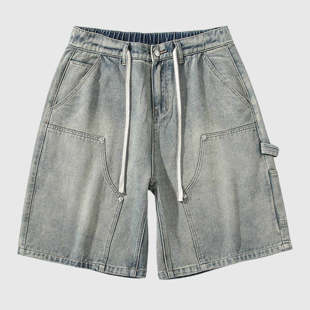 Style Core Aesthetics, New Style Trends Relaxed Denim Cargo Shorts