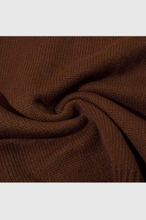 Style Core Aesthetics, New Style Trends Retro Abstract Striped Sweater