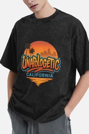 Style Core Aesthetics, New Style Trends Retro California Sunset Vibes Tee