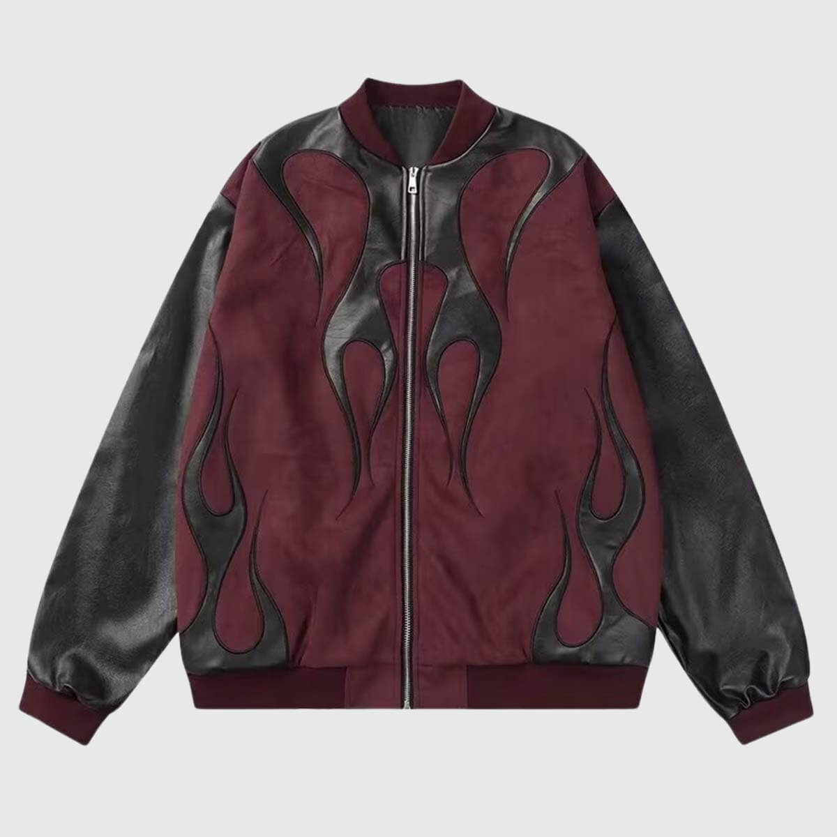 Style Core Aesthetics, New Style Trends Retro Color-Block Pilot Jacket