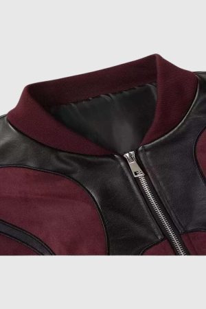 Style Core Aesthetics, New Style Trends Retro Color-Block Pilot Jacket