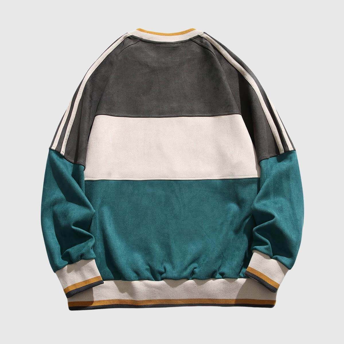 Style Core Aesthetics, New Style Trends Retro Colorblock Sweatshirt Style Core Aesthetics, New Style Trends Retro Colorblock Sweatshirt