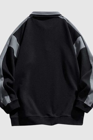 Style Core Aesthetics, New Style Trends Retro Colorblock Sweatshirt