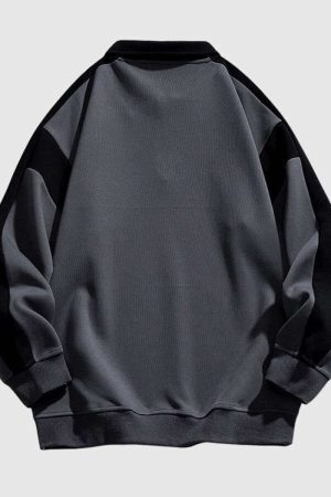 Style Core Aesthetics, New Style Trends Retro Colorblock Sweatshirt