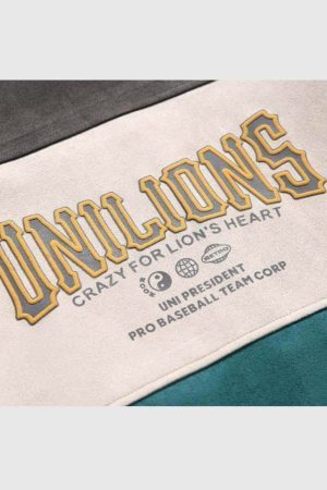 Style Core Aesthetics, New Style Trends Retro Colorblock Sweatshirt