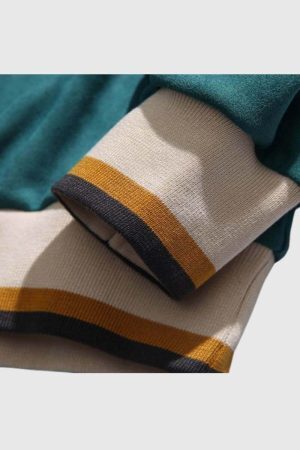 Style Core Aesthetics, New Style Trends Retro Colorblock Sweatshirt