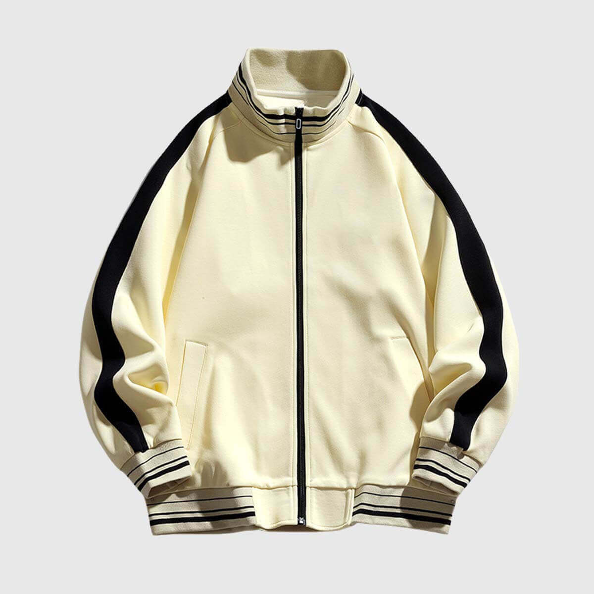 Style Core Aesthetics, New Style Trends Retro Colorblock Track Jacket