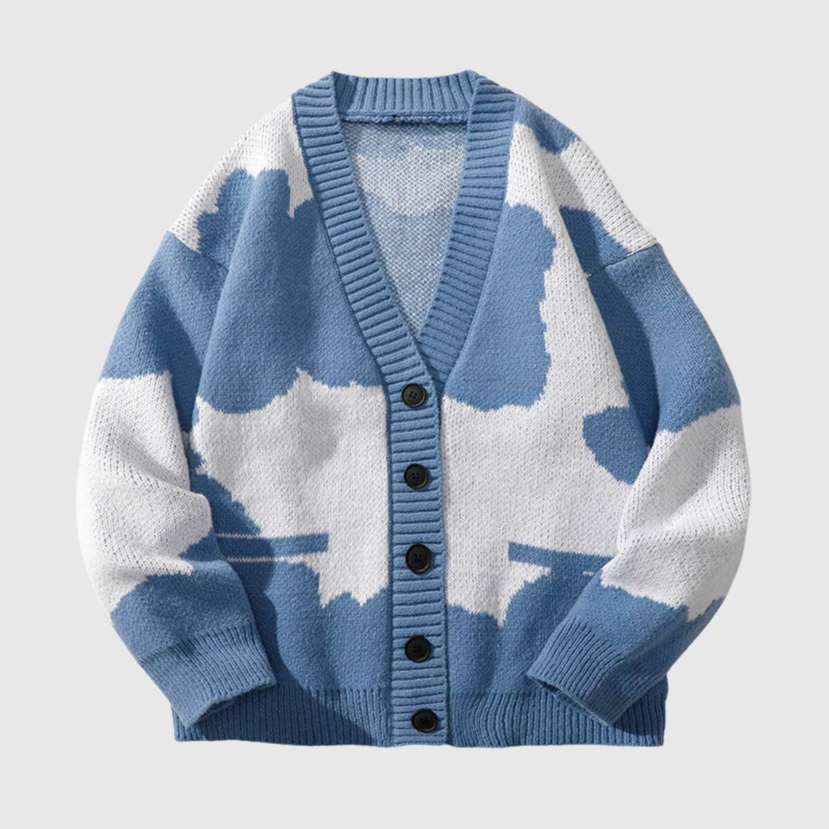 Style Core Aesthetics, New Style Trends Retro Contrasting Colors Sweater