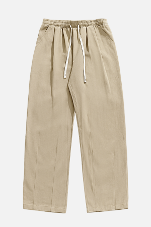 Style Core Aesthetics, New Style Trends Retro Corduroy Jogger Pants