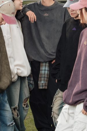 Style Core Aesthetics, New Style Trends Retro Fleece Sweatshirt