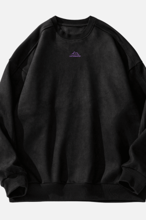 Style Core Aesthetics, New Style Trends Retro Fleece Sweatshirt