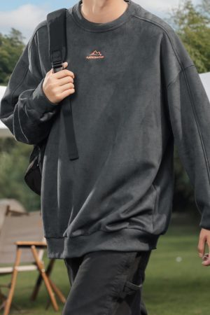 Style Core Aesthetics, New Style Trends Retro Fleece Sweatshirt