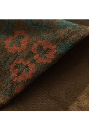 Style Core Aesthetics, New Style Trends Retro Flower Print Shirts