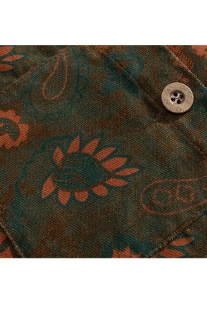 Style Core Aesthetics, New Style Trends Retro Flower Print Shirts