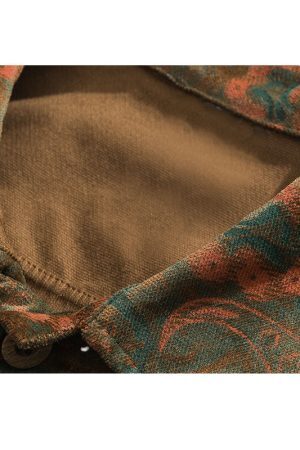 Style Core Aesthetics, New Style Trends Retro Flower Print Shirts