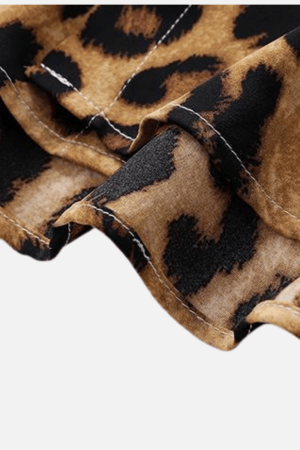 Style Core Aesthetics, New Style Trends Retro Leopard Print Shirt