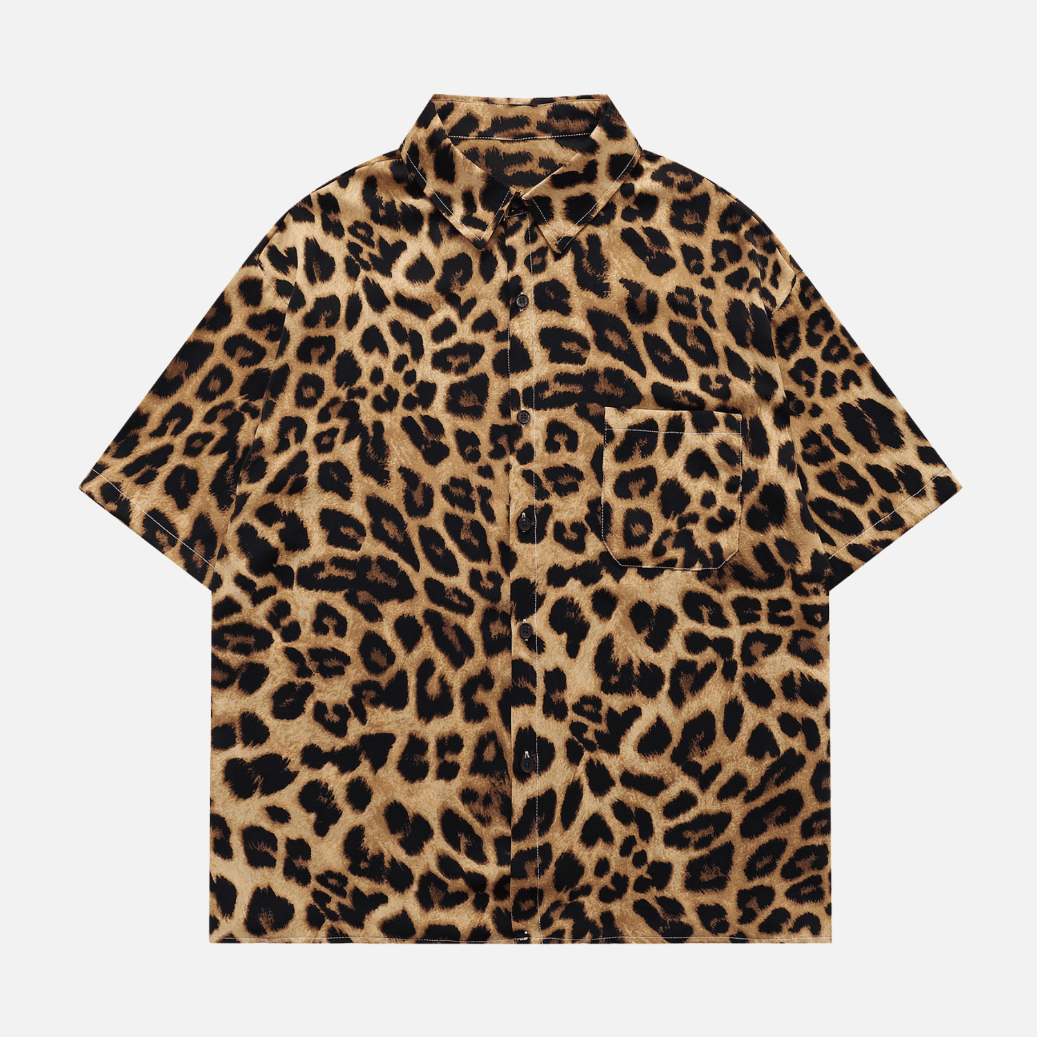Style Core Aesthetics, New Style Trends Retro Leopard Print Shirt
