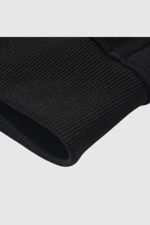 Style Core Aesthetics, New Style Trends Retro Patchwork Sleeve Sweatshirt