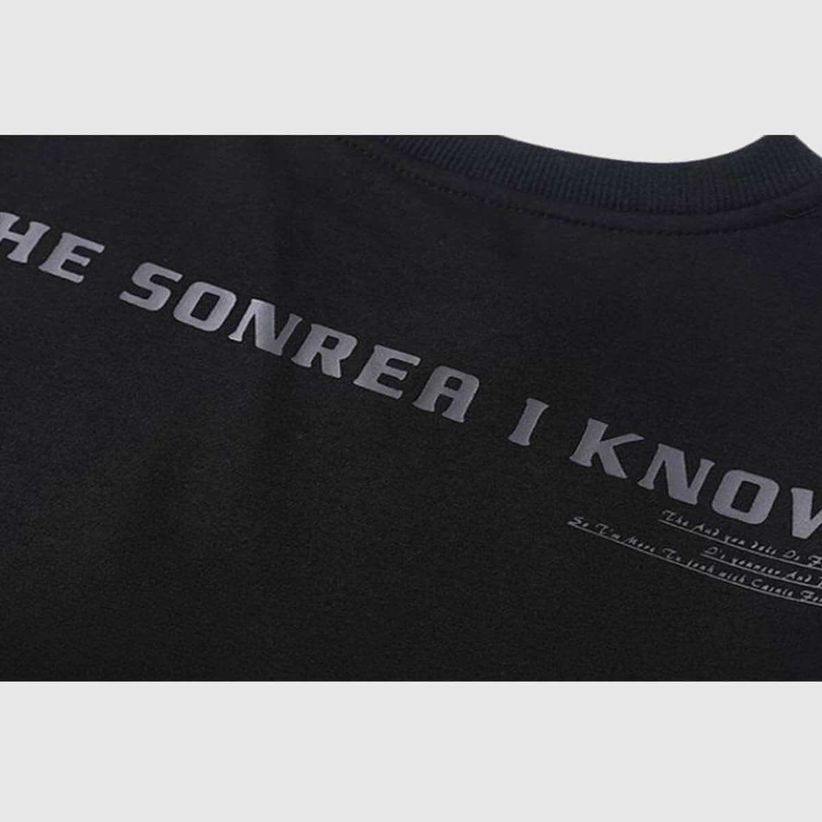 Style Core Aesthetics, New Style Trends Retro Patchwork Sleeve Sweatshirt Style Core Aesthetics, New Style Trends Retro Patchwork Sleeve Sweatshirt