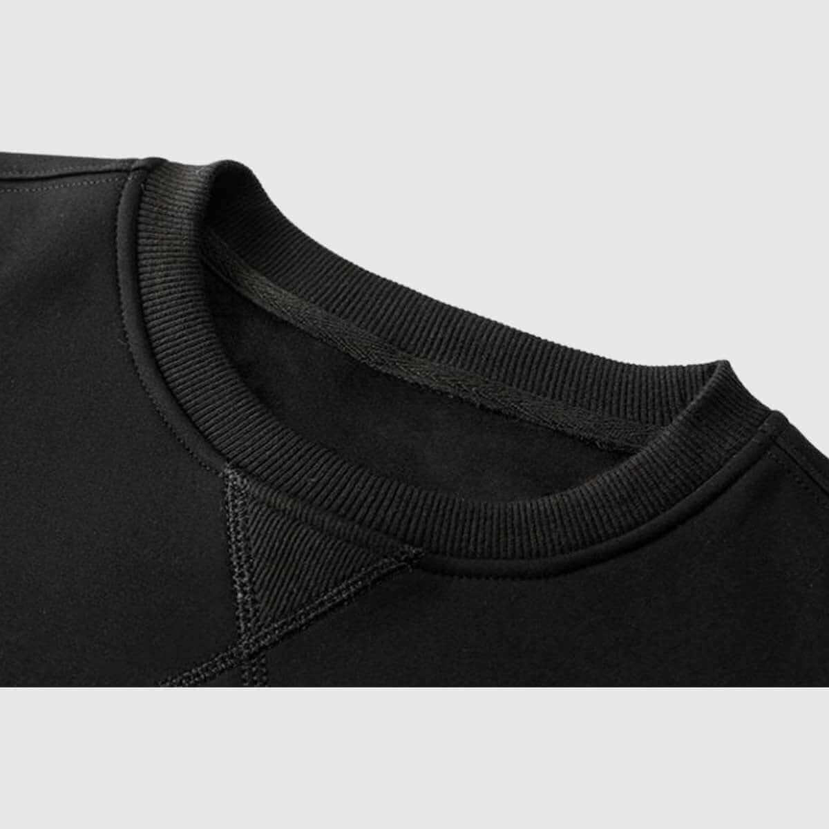 Style Core Aesthetics, New Style Trends Retro Patchwork Sleeve Sweatshirt Style Core Aesthetics, New Style Trends Retro Patchwork Sleeve Sweatshirt