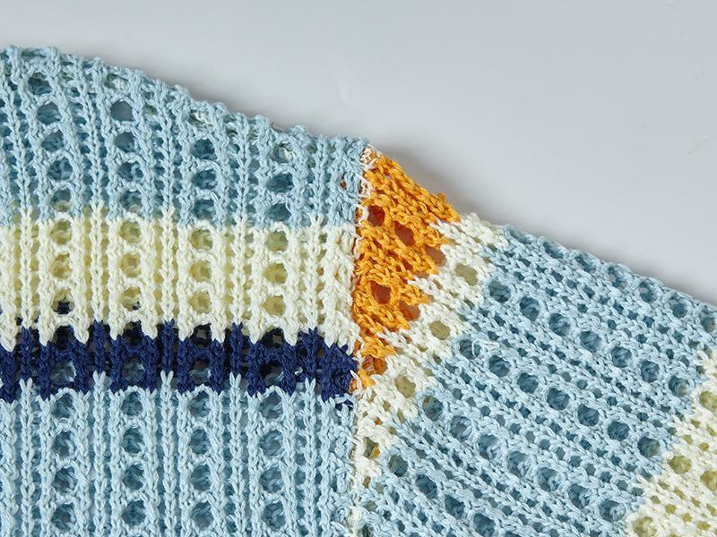 Style Core Aesthetics, New Style Trends Retro Striped Knit Tee Style Core Aesthetics, New Style Trends Retro Striped Knit Tee