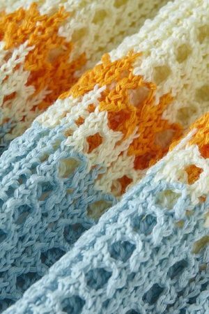 Style Core Aesthetics, New Style Trends Retro Striped Knit Tee