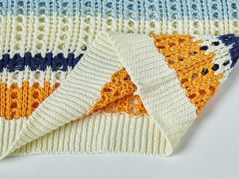 Style Core Aesthetics, New Style Trends Retro Striped Knit Tee Style Core Aesthetics, New Style Trends Retro Striped Knit Tee