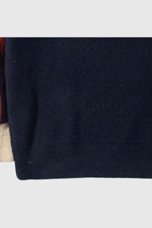 Style Core Aesthetics, New Style Trends Retro Striped V-Neck Sweater