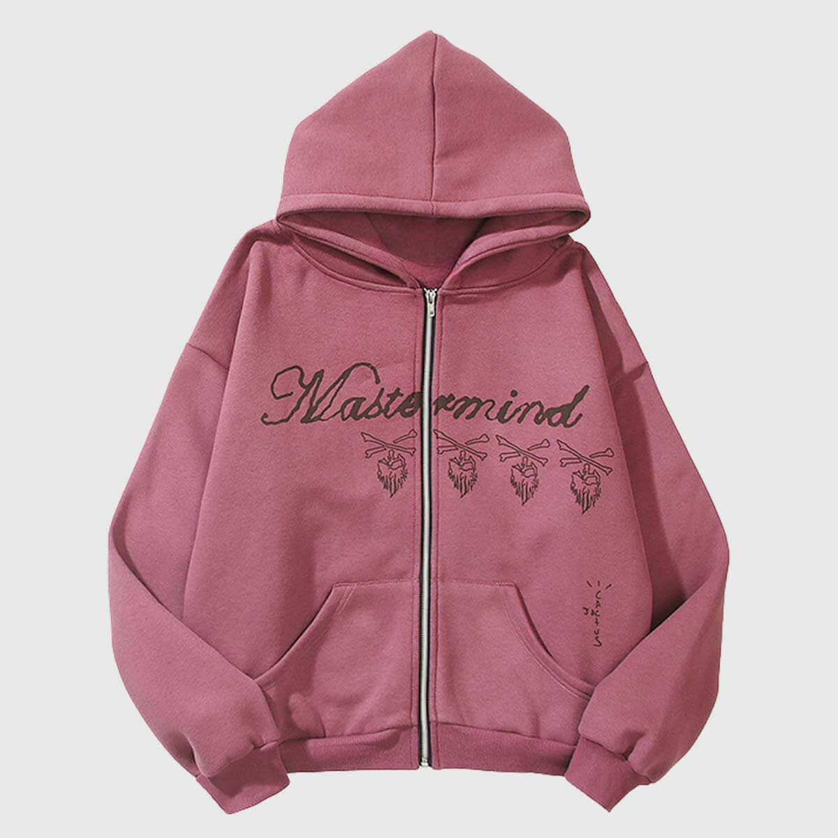 Style Core Aesthetics, New Style Trends Retro Wash Skull Print Hoodie Style Core Aesthetics, New Style Trends Retro Wash Skull Print Hoodie