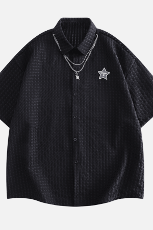 Style Core Aesthetics, New Style Trends Retro Windmill Check Shirt