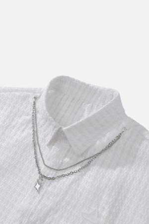 Style Core Aesthetics, New Style Trends Retro Windmill Check Shirt