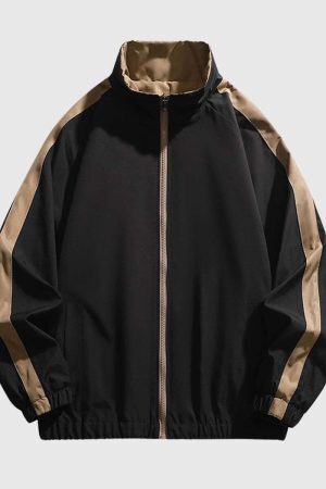 Style Core Aesthetics, New Style Trends Reversible Color-Block Jacket