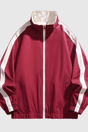 Style Core Aesthetics, New Style Trends Reversible Color-Block Jacket