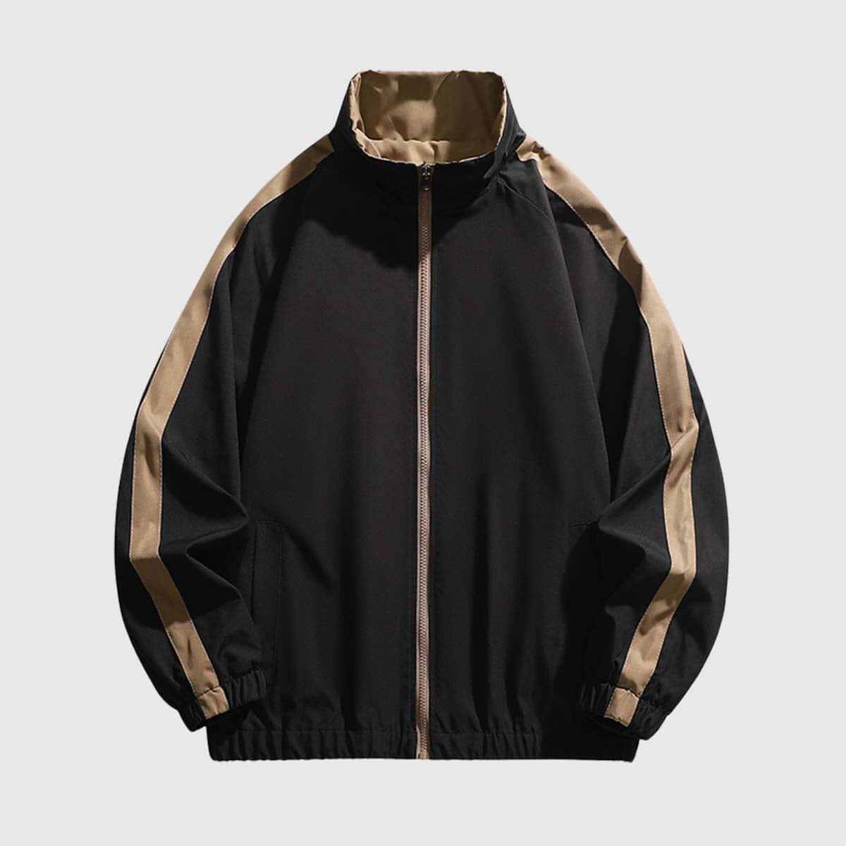 Style Core Aesthetics, New Style Trends Reversible Color-Block Sports Jacket