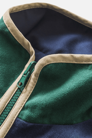 Style Core Aesthetics, New Style Trends Reversible ColorBlock Stand‑Collar Jacket